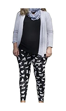 CPC Dog Pattern Leggings - Small
