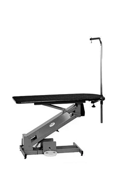 PetLift LowRider RP Electric Grooming Table With Rotating Post - Silver