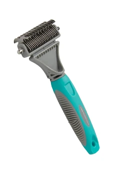 Groomer Essentials Double-Sided Deshedding Rake 12/23 Blades