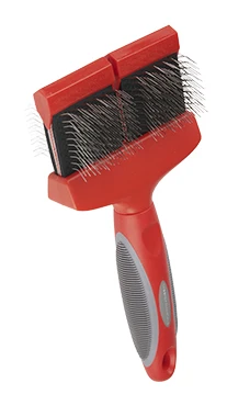 Groomer Essentials Flexible Slicker Brush - Double/Extra Firm