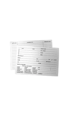 Kennel Cards 4" X 6" - Pack Of 100