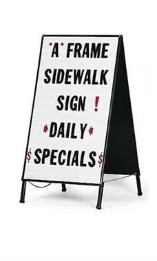 Changeable-Lettering A-Frame Sign