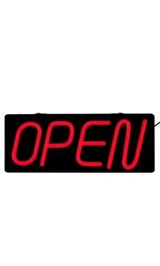 Horizontal LED Neon Open Sign