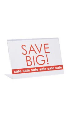11 X 7 Inch Single Sided Acrylic Sign Holder
