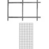 2 X 6 Foot Chrome Wire Grid Panel
