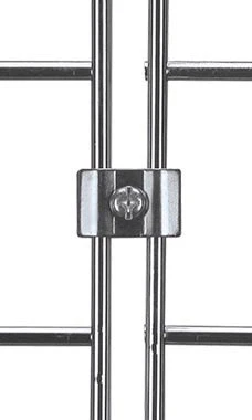 Chrome Wire Grid Panel Connector