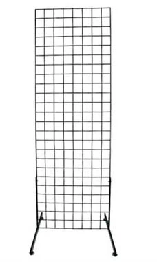 2 X 6 Foot Black Standing Grid Screen