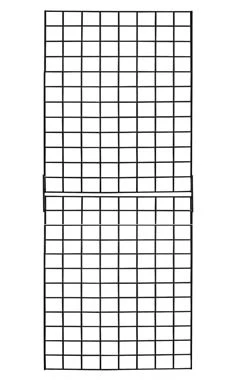2 X 6 Black Collapsible Wire Grid Panels