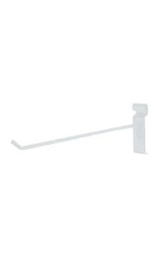 12 Inch White Peg Hook For Wire Grid