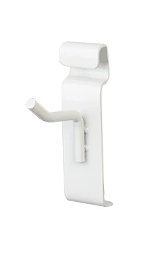 2 Inch White Peg Hook For Wire Grid