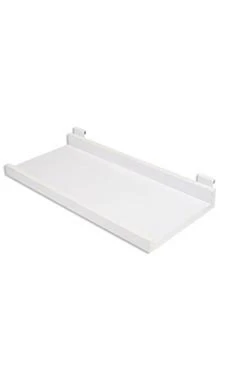 White Melamine Shelf Kit For Wire Grid