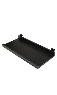 Black Melamine Shelf Kit For Wire Grid